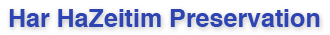Har HaZeitim Preservation