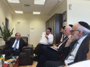 ICPHH members meeting with Religious Affairs Minister David Azoulay