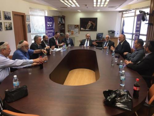 ICPPH delegation meeting with MK Yoav Ben Zur.